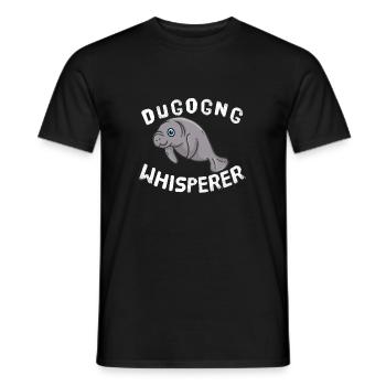 Seekuh Whisperer Tiere Tierliebhaber Seekuh - Männer T-Shirt - Schwarz - Vorne - AI Model Male 178 light (178cm)