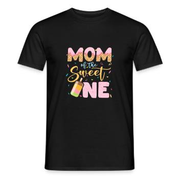 Maman Amateur de crème glacée Mère Dictons Gaufrier - T-shirt homme - noir - Devant - AI Model Male 178 light (178cm)