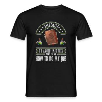 Magic Lab Sign Witchcraft - Men's T-Shirt - black - Front - AI Model Male 178 light (178cm)