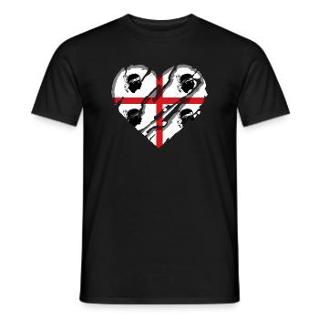 Sardinia Flag Sardinian Flag Sardegna Flag - Men's T-Shirt - black - Front - AI Model Male 178 light (178cm)