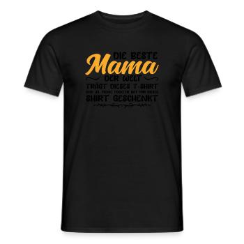Mama & Tochter Familie Mutter Geschenk - Männer T-Shirt - Schwarz - Vorne - AI Model Male 178 light (178cm)