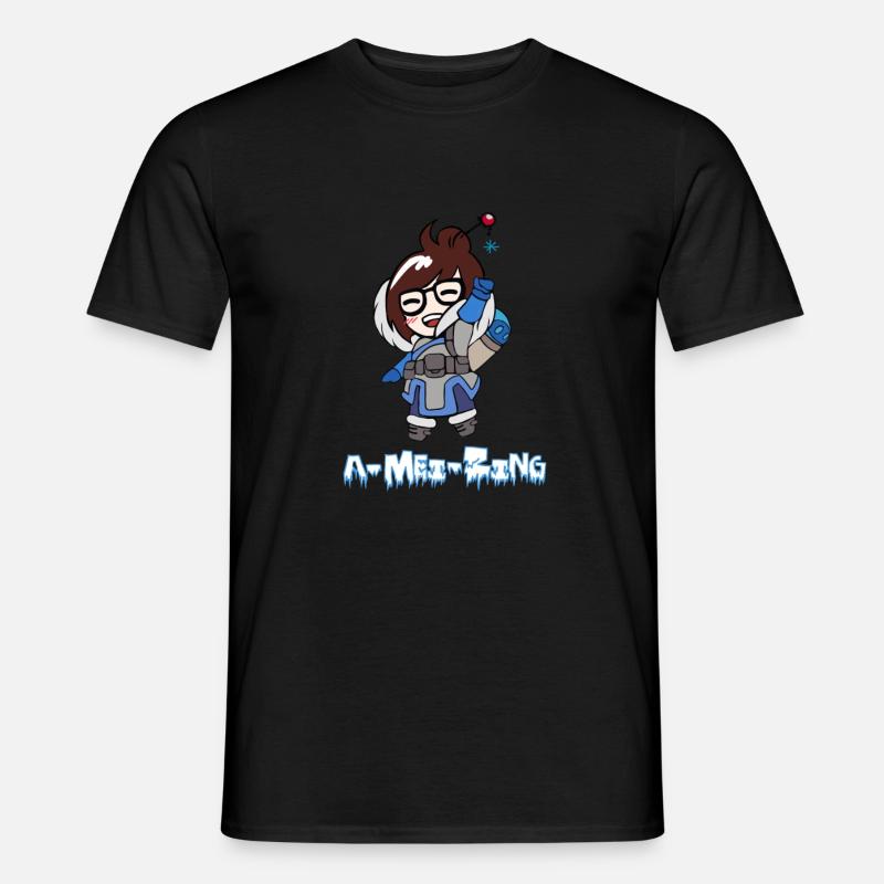 A-Mei Zing - Männer T-Shirt - Schwarz