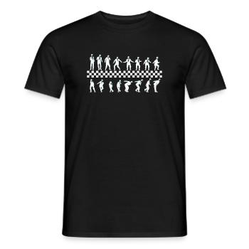 Skank - Männer T-Shirt - Schwarz - Vorne - AI Model Male 178 light (178cm)