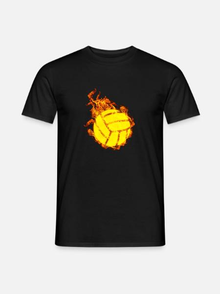 Fire Volleyball - Men's T-Shirt - black