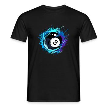 Billard 8 Nine Pool Snooker Cadeau - T-shirt homme - noir - Devant - AI Model Male 178 light (178cm)