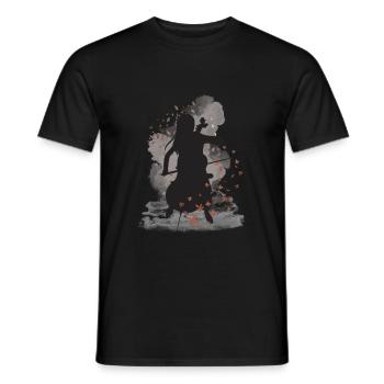 Cello, Cello spielen, Musik, Mittwoch, Serie - Männer T-Shirt - Schwarz - Vorne - AI Model Male 178 light (178cm)