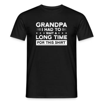 Großvater Großvater Großvater Geschenk - Männer T-Shirt - Schwarz - Vorne - AI Model Male 178 light (178cm)