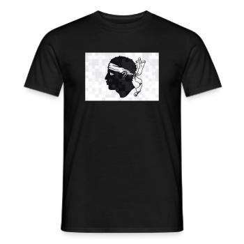 Korsika Flagge Korsika Fahne Corsica Korsischen - Männer T-Shirt - Schwarz - Vorne - AI Model Male 178 light (178cm)