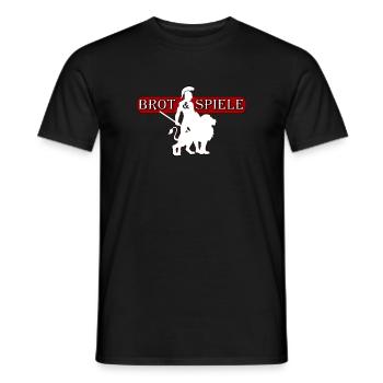 Brot und Spiele / Rom - Männer T-Shirt - Schwarz - Vorne - AI Model Male 178 light (178cm)