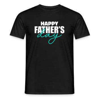 Happy Fathers Day - T-shirt homme - noir - Devant - AI Model Male 178 light (178cm)