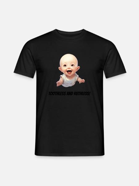Zahnlos und rücksichtslos! - Männer T-Shirt - Schwarz