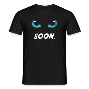 Katzenaugen bald blau - Männer T-Shirt - Schwarz - Vorne - AI Model Male 178 light (178cm)