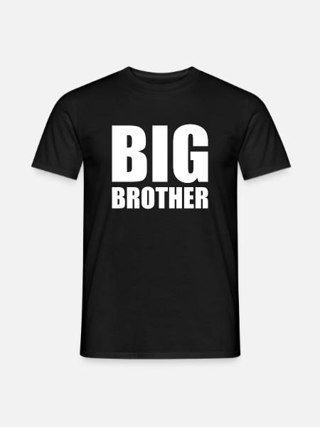 Big brother - Mænd T-shirt - sort