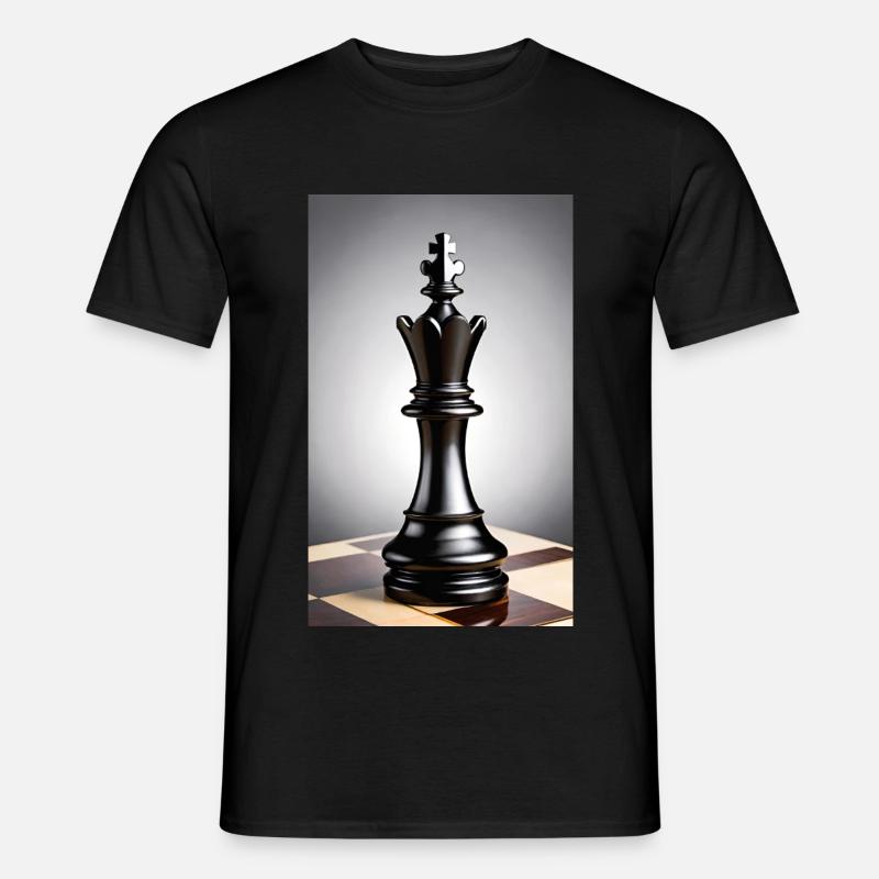 Schach | Schachfigur | Schachspieler - Männer T-Shirt - Schwarz
