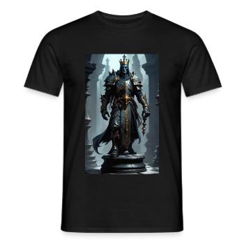Schach | Schachfigur | Schachspieler - Männer T-Shirt - Schwarz - Vorne - AI Model Male 178 light (178cm)