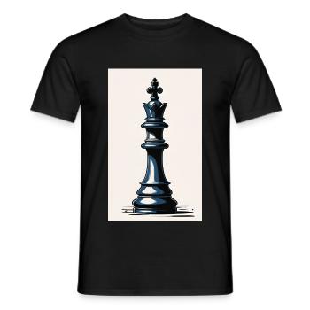 Schach | Schachfigur | Schachspieler - Männer T-Shirt - Schwarz - Vorne - AI Model Male 178 light (178cm)