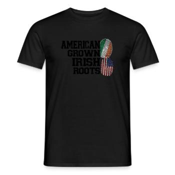Irland Irisch Irische Wurzeln Geschenk - Männer T-Shirt - Schwarz - Vorne - AI Model Male 178 light (178cm)