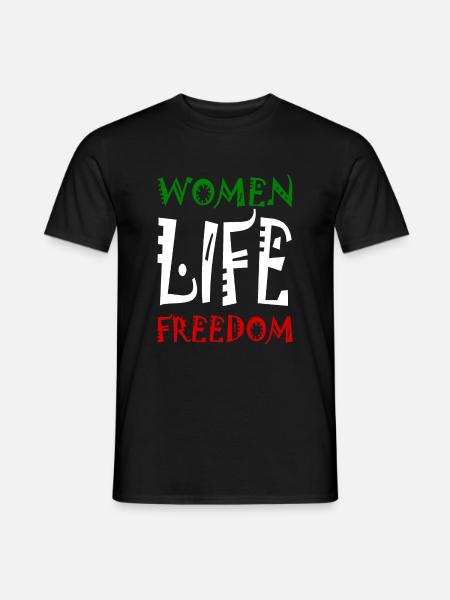 Women life freedom - Men's T-Shirt - black