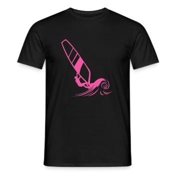 Surfer Girl - Men's T-Shirt - black - Front - AI Model Male 178 light (178cm)