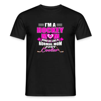 Idée Cadeau Poupée Joueur Hockey Hockey Cadeau - T-shirt homme - noir - Devant - AI Model Male 178 light (178cm)