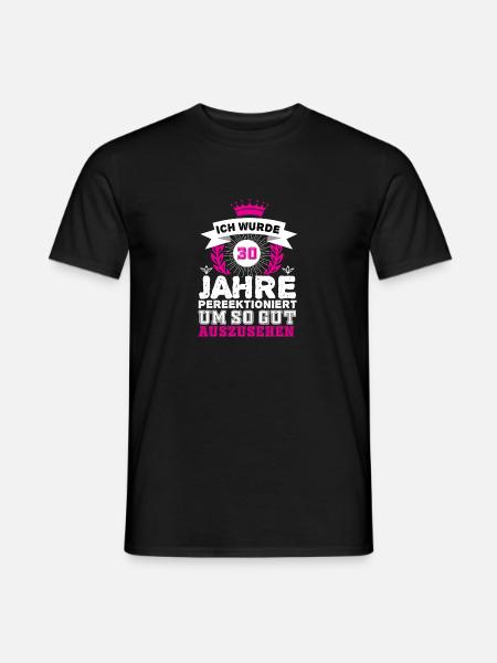 30th birthday - Men's T-Shirt - black