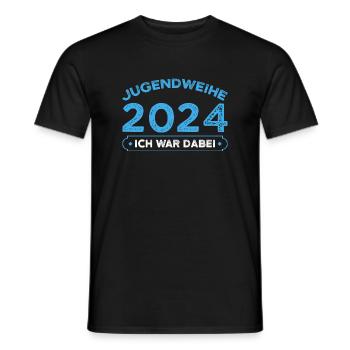 Jugendweihe 2024 Jugend Jugendliche Geschenk - Männer T-Shirt - Schwarz - Vorne - AI Model Male 178 light (178cm)