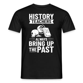 Geschichte Lehrer Lektion Professor Historiker - Männer T-Shirt - Schwarz - Vorne - AI Model Male 178 light (178cm)