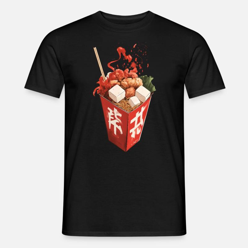 Ramen Box - Männer T-Shirt - Schwarz