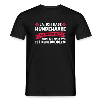 Hund Haustier Hundeliebhaber Geschenk - Männer T-Shirt - Schwarz - Vorne - AI Model Male 178 light (178cm)