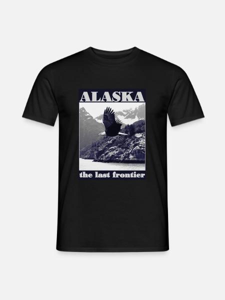 Alaska - The Last Frontier - Men's T-Shirt - black