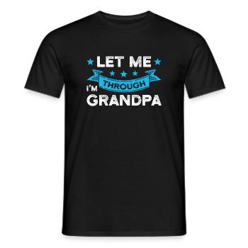 Großvater Großvater Großvater Geschenk - Männer T-Shirt - Schwarz - Vorne - AI Model Male 178 light (178cm)