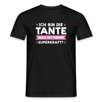 Tante Familie Lieblingstante Geschenk - Männer T-Shirt - Schwarz - Vorne - AI Model Male 178 light (178cm)