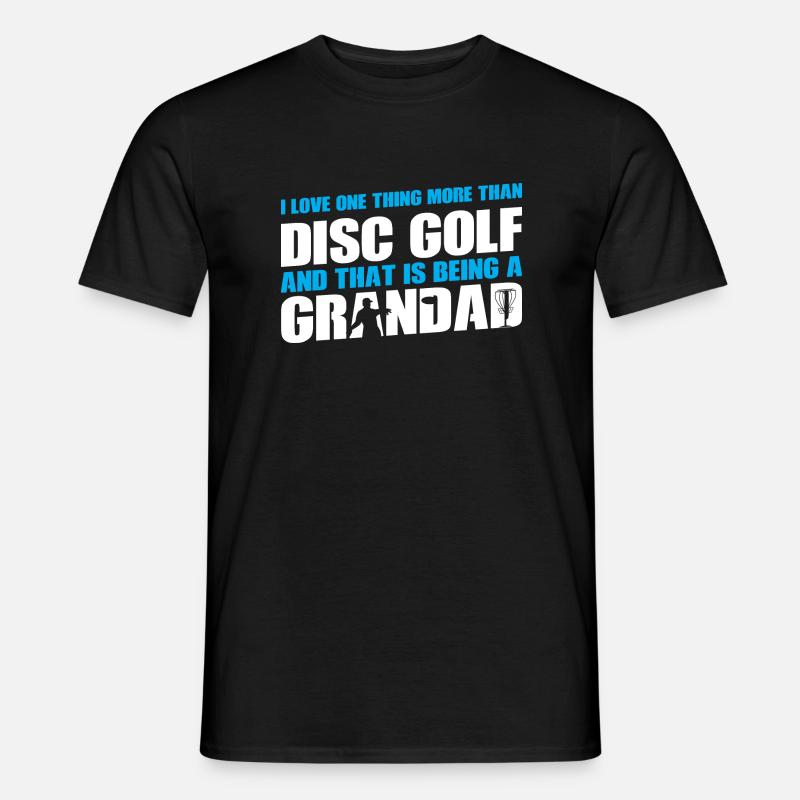 Discgolfer Discgolf Discgolfing Geschenk - Männer T-Shirt - Schwarz