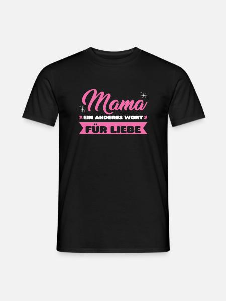 Mutter Familie Mütter Geschenk - Männer T-Shirt - Schwarz