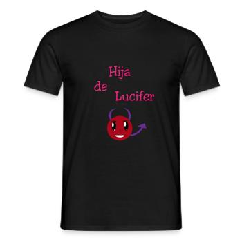 Hija de Lucifer - Men's T-Shirt - black - Front - AI Model Male 178 light (178cm)