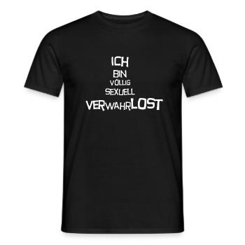 Festival Mallorca Party T-Shirt | Flirt-Shirt - Männer T-Shirt - Schwarz - Vorne - AI Model Male 178 light (178cm)