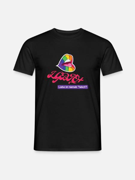 LGBTQ+ - T-Shirt - Männer T-Shirt - Schwarz