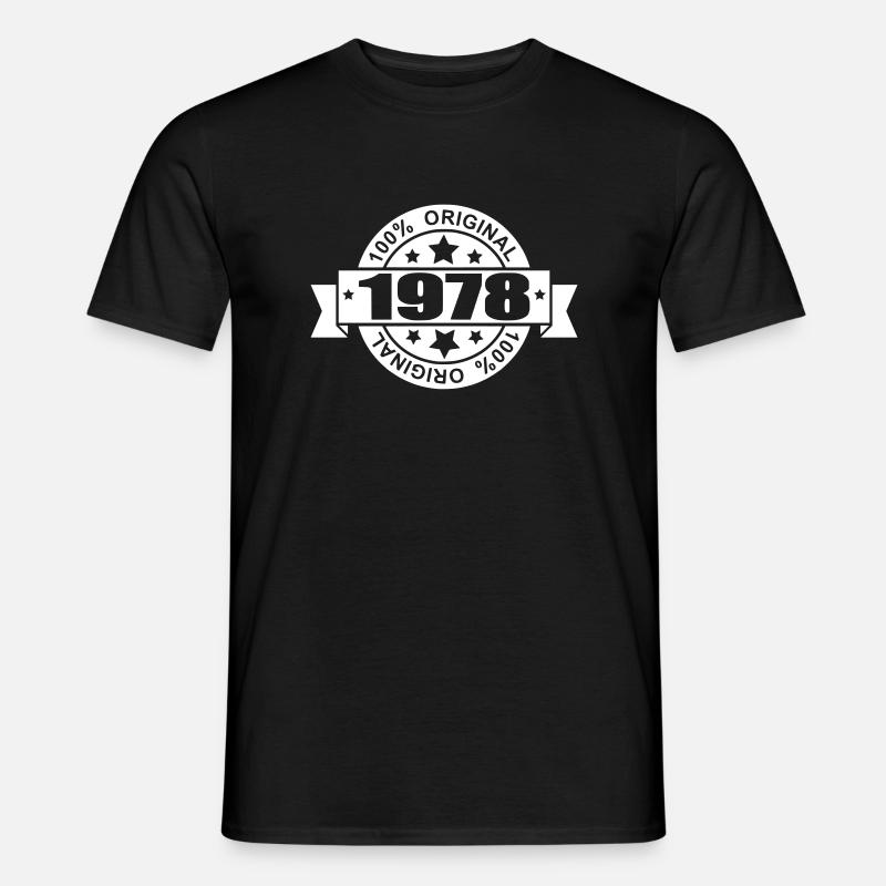 1978 - Männer T-Shirt - Schwarz