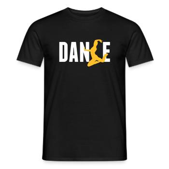 dance - Männer T-Shirt - Schwarz - Vorne - AI Model Male 178 light (178cm)