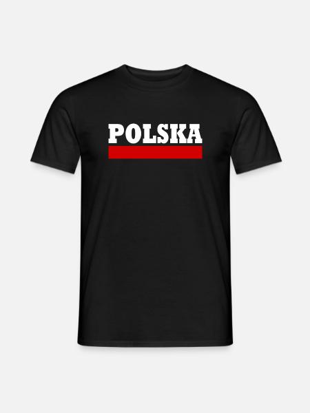 Polska - Men's T-Shirt - black