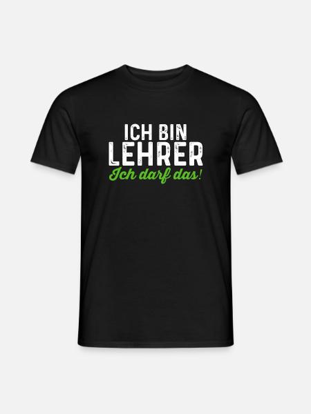 Lehrer Beruf Schullehrer Geschenk - Männer T-Shirt - Schwarz