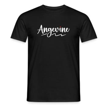 Angevine - T-shirt homme - noir - Devant - AI Model Male 178 light (178cm)