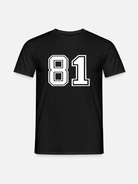 81 - Men's T-Shirt - black