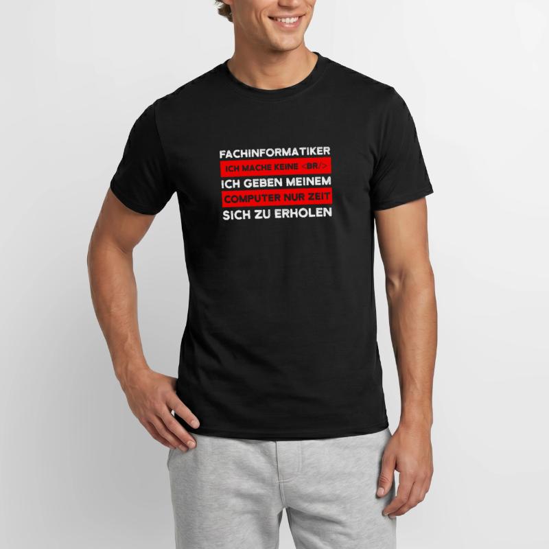 Fachinformatiker Beruf Coder Geschenk Männer T-Shirt