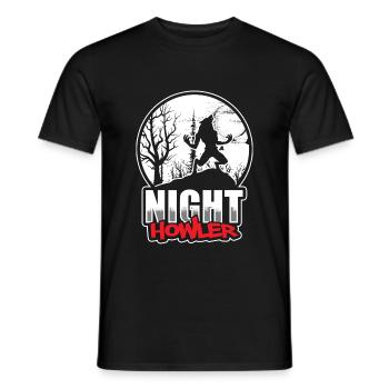 Wolf Halloween Fairy Tale - Men's T-Shirt - black - Front - AI Model Male 178 light (178cm)