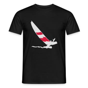 Katamaran - Männer T-Shirt - Schwarz - Vorne - AI Model Male 178 light (178cm)