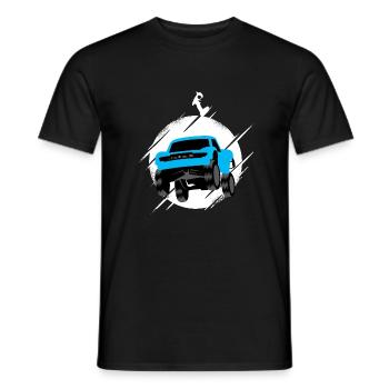 RC Car Modellauto Offroad 4x4 - Männer T-Shirt - Schwarz - Vorne - AI Model Male 178 light (178cm)