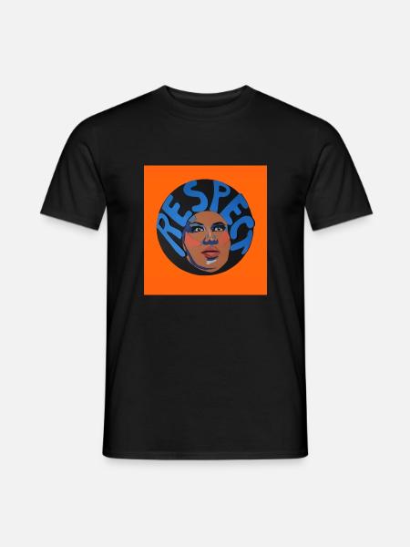 Aretha Franklin - Men's T-Shirt - black