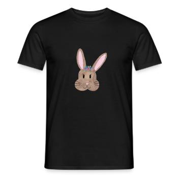 Hase - Männer T-Shirt - Schwarz - Vorne - AI Model Male 178 light (178cm)
