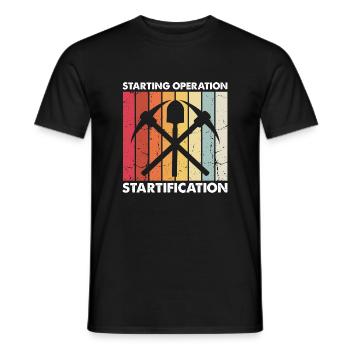 Gold Digger Gold Panning Conceptions d’extraction d’or - T-shirt homme - noir - Devant - AI Model Male 178 light (178cm)